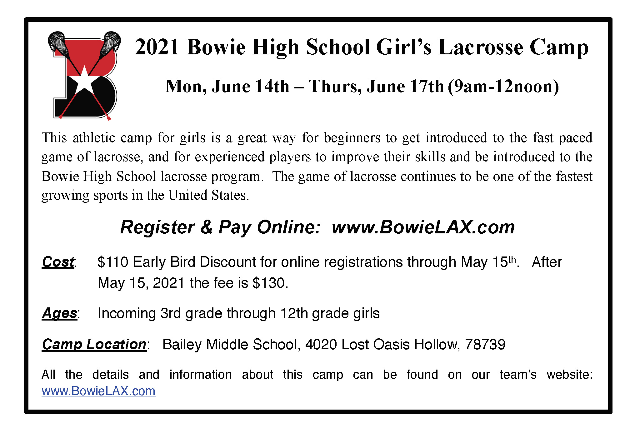 2021 SummerCampFlyer 2021 SummerCampFlyer